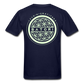 Unisex Classic T-Shirt Glow in Dark Logo & Print - navy