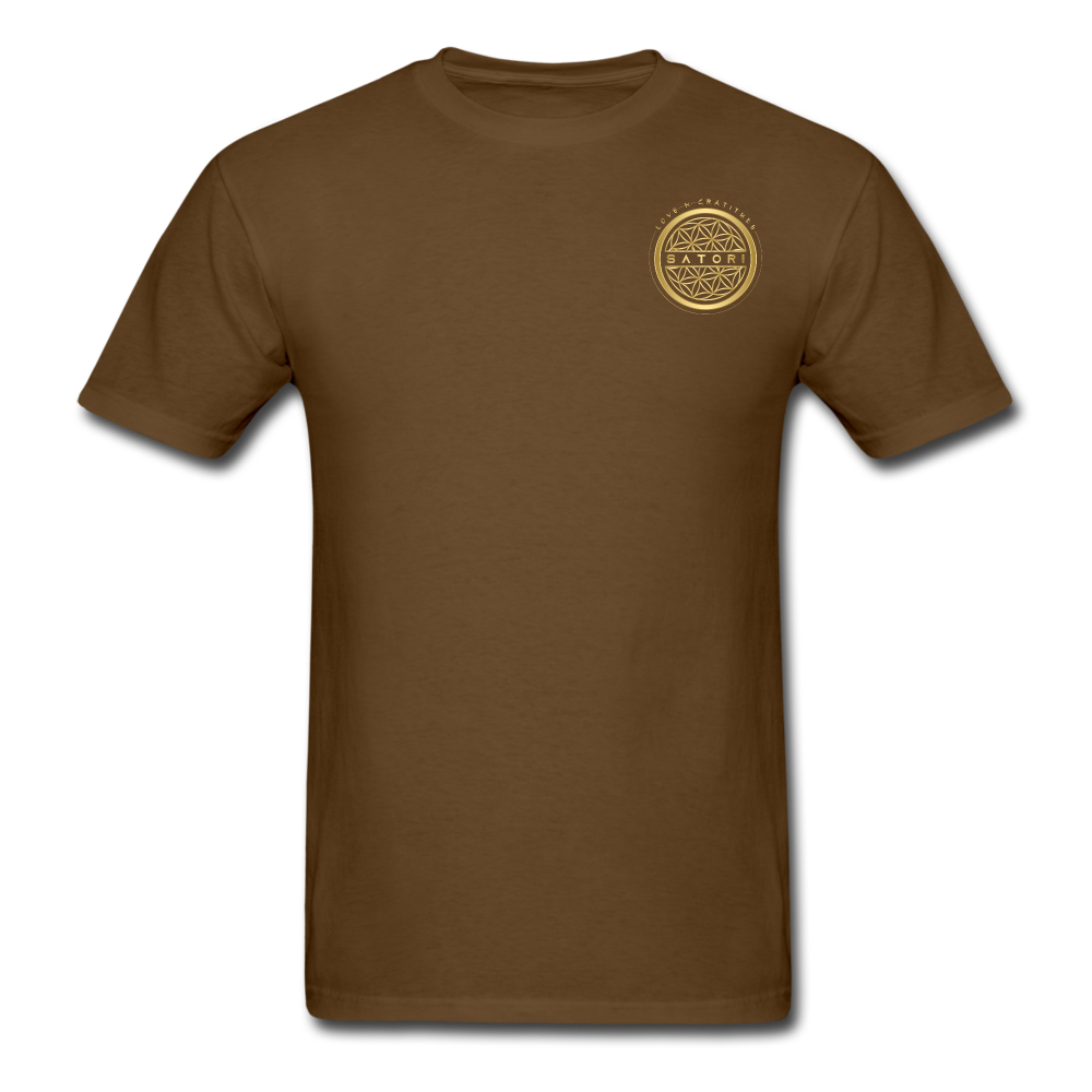 Men's T-Shirt Satori Logo's - brown