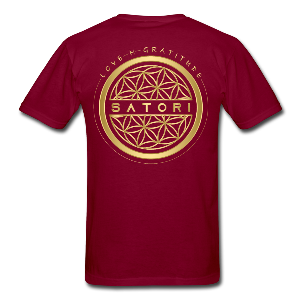 Men's T-Shirt Satori Logo's - burgundy