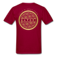 Men's T-Shirt Satori Logo's - dark red