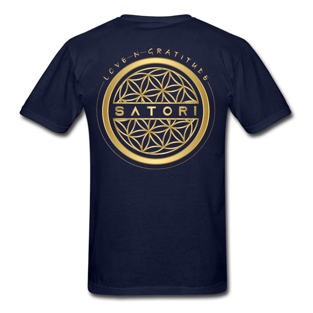 Men's T-Shirt Satori Logo's - navy