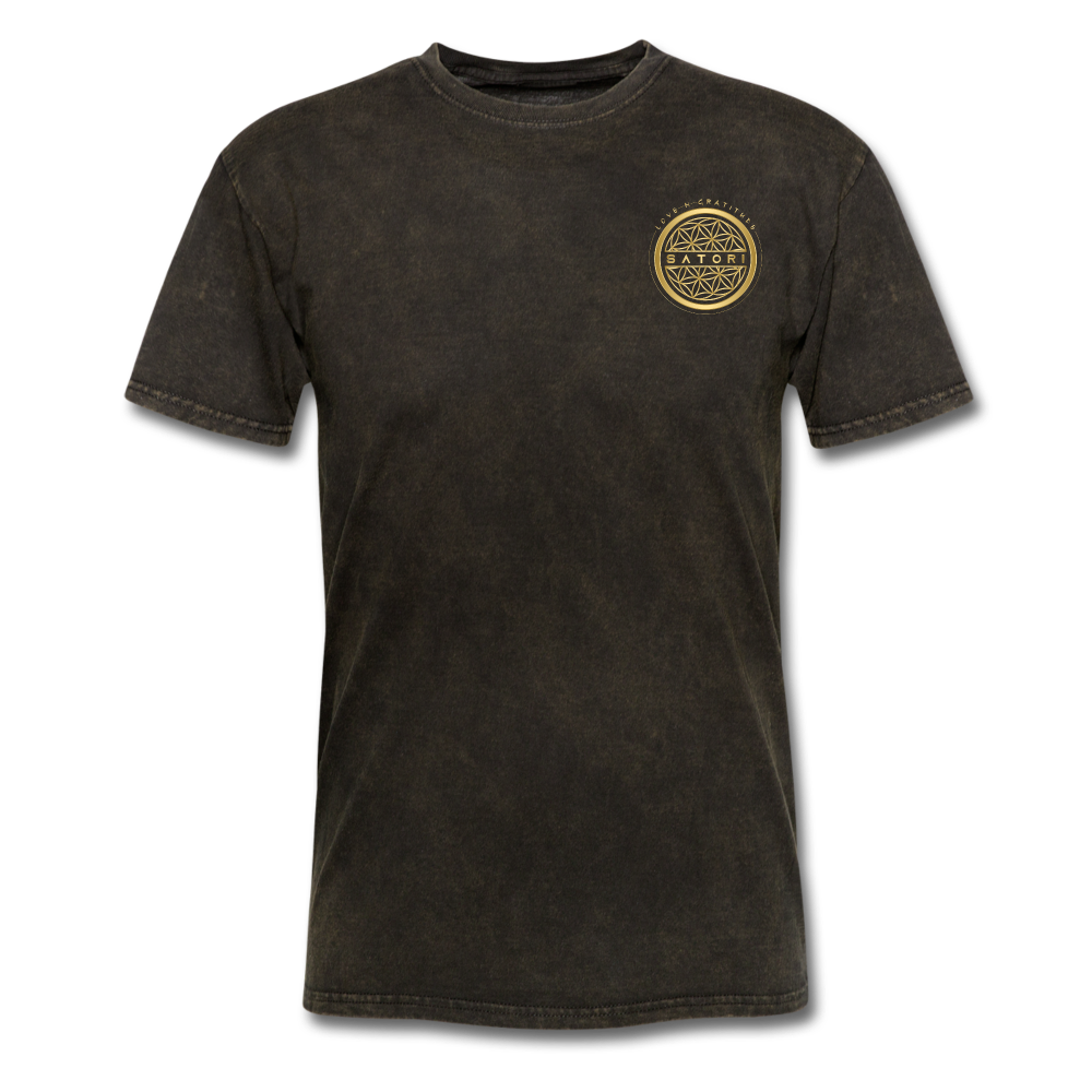 Men's T-Shirt Satori Logo's - mineral black