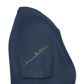 Women’s Premium Organic T-Shirt logo Front & Back Custom Print Sleeve - navy