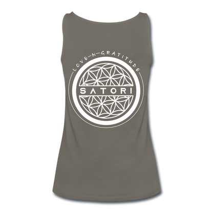 Women’s Premium Tank Top Gratitude - asphalt gray