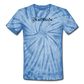 Unisex Tie Dye T-Shirt Gratitude - spider baby blue