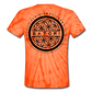 Unisex Tie Dye T-Shirt Gratitude - spider orange