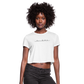 Women's Cropped T-Shirt Custom print front & Back - white