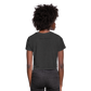 Women's Cropped T-Shirt Custom print front & Back - deep heather