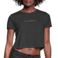 Women's Cropped T-Shirt - deep heather