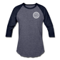 Baseball T-Shirt - heather blue/navy