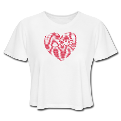Women's Cropped T-Shirt - white