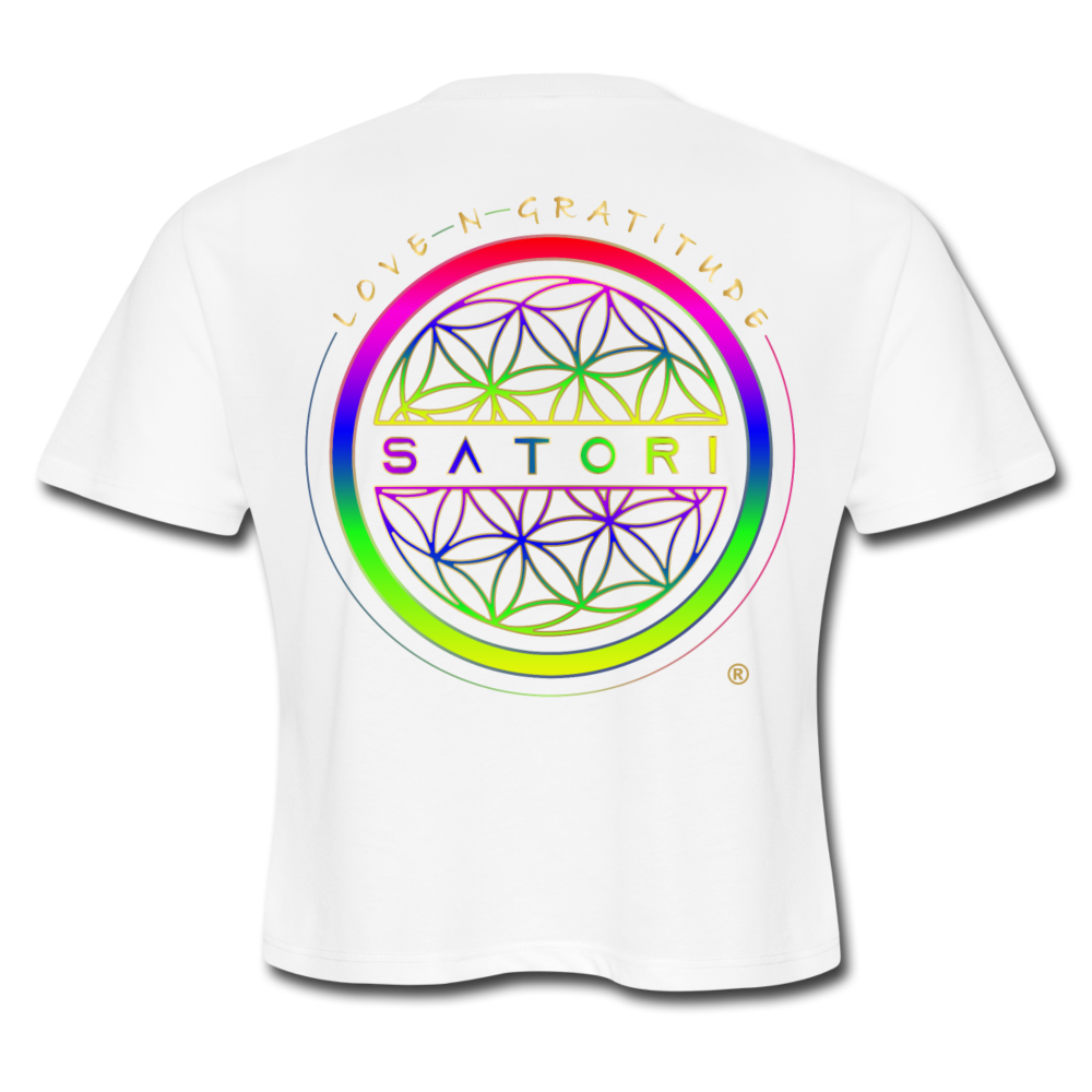 Women's Cropped T-Shirt - white