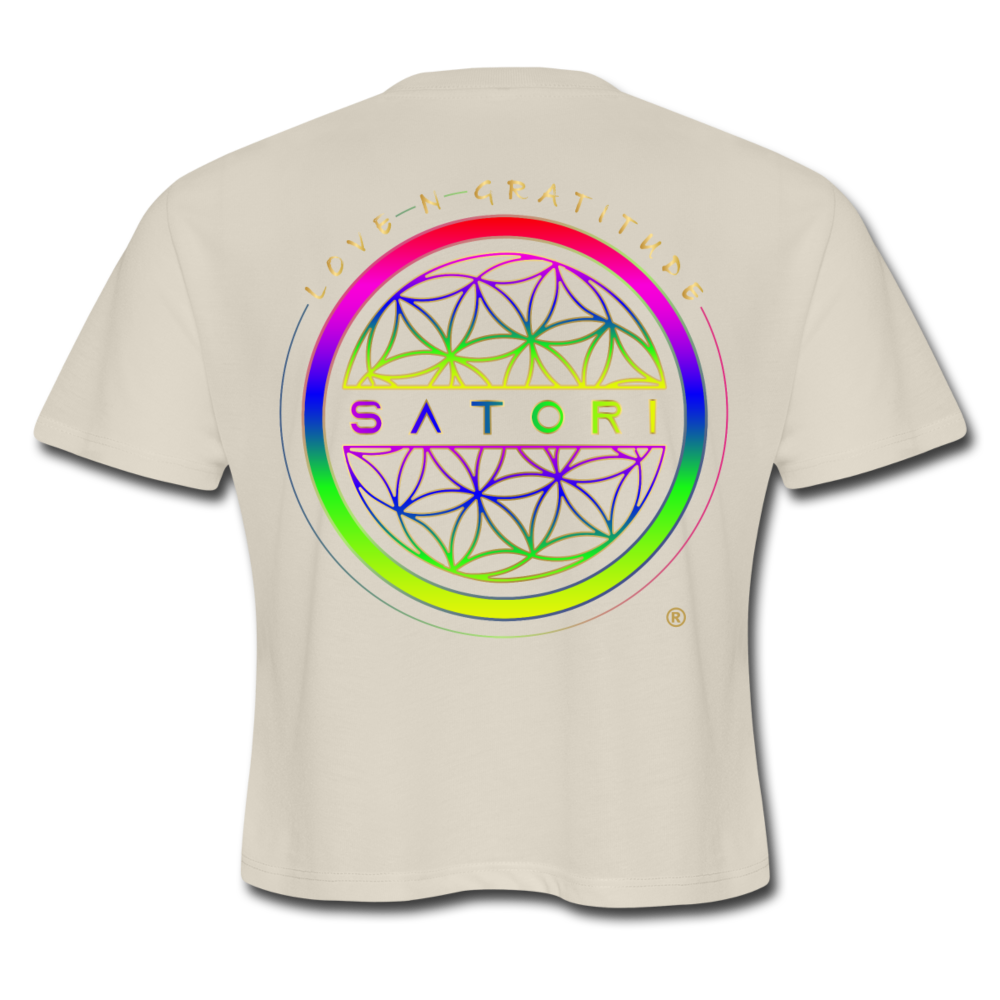 Women's Cropped T-Shirt - dust