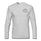 Men's Long Sleeve T-Shirt by Next Level New Logo - heather gray