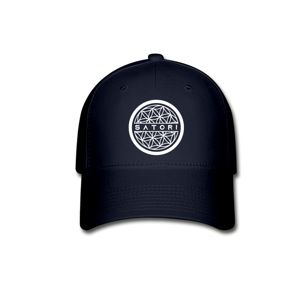 Baseball Cap Logo Front - Print on Back - navy