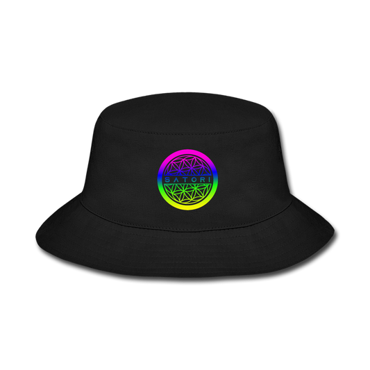 Bucket Hat Satori Logo & Gratitude - black