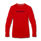 Men's Premium Long Sleeve T-Shirt Positive Print - red