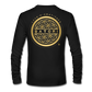 Men's Long Sleeve T-Shirt by Next Level Gold L&G Logo - black