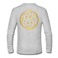 Men's Long Sleeve T-Shirt by Next Level Gold L&G Logo - heather gray