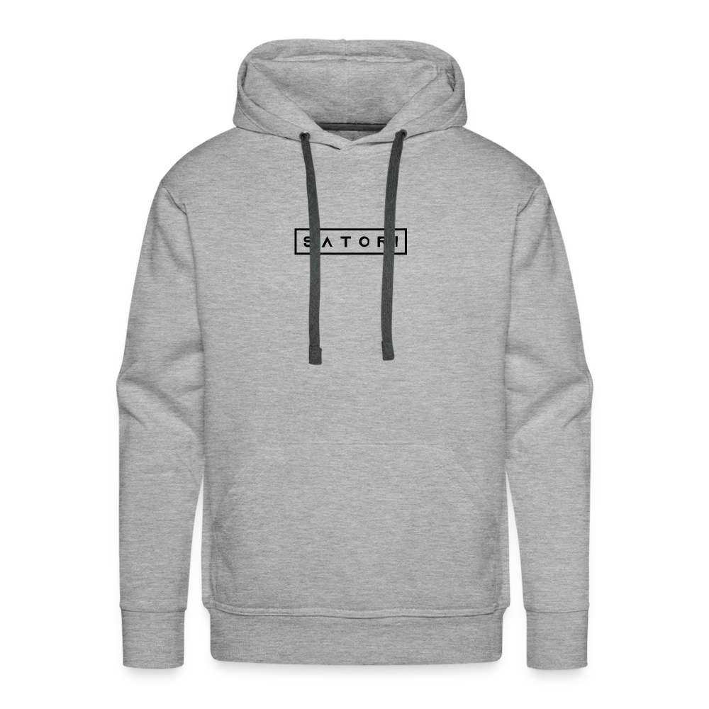 Men’s Premium Hoodie Satori Logo/Sleeves - heather grey