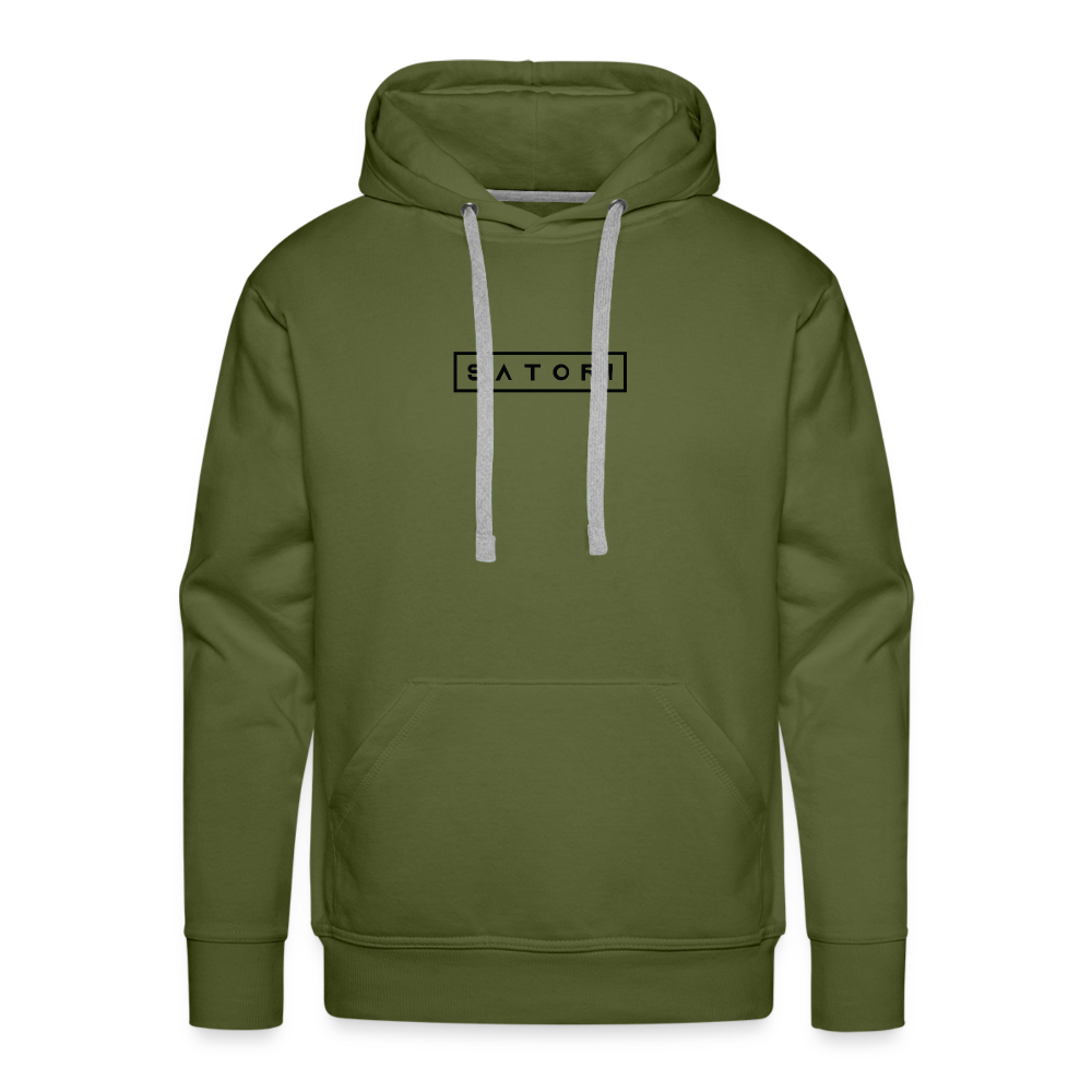 Men’s Premium Hoodie Satori Logo/Sleeves - olive green