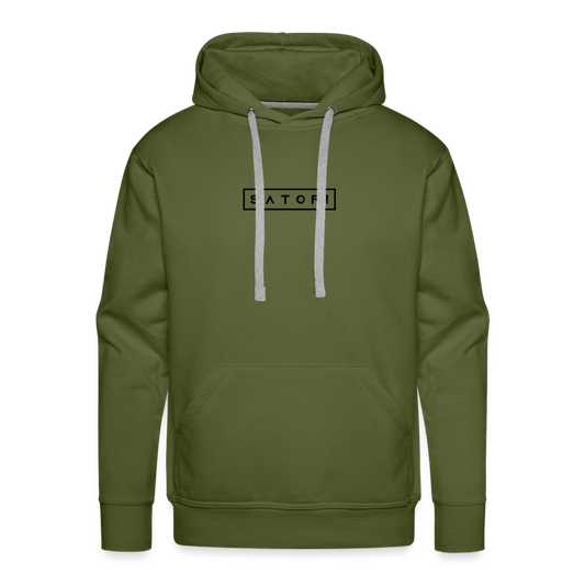 Men’s Premium Hoodie Satori Logo/Sleeves - olive green