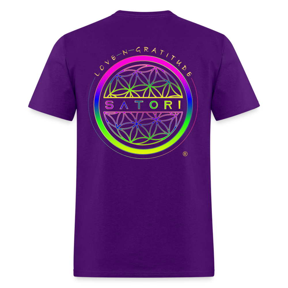 Unisex Classic T-Shirt Satori Logo - purple