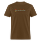 Unisex Classic T-Shirt Coloured Logo - brown