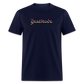 Unisex Classic T-Shirt Coloured Logo - navy