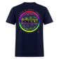 Unisex Classic T-Shirt Coloured Logo - navy